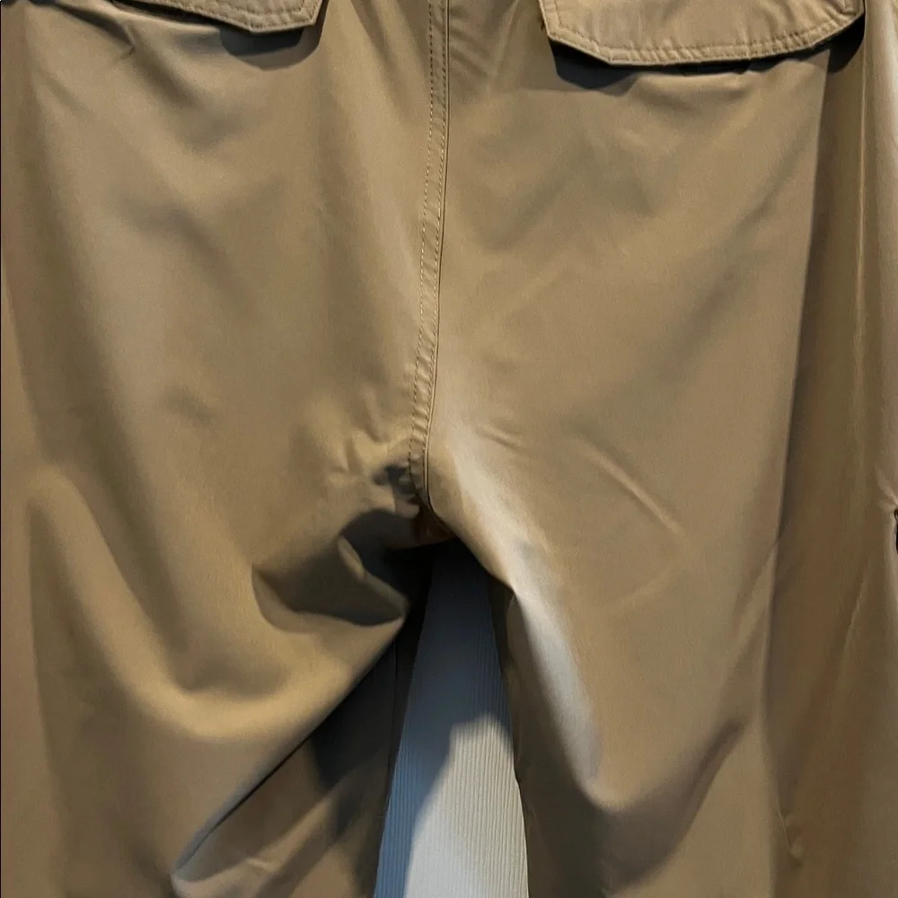 Iron Co Men's Khaki Stretch Cargo Outdoor Quick‎ Dry Shorts Size 38